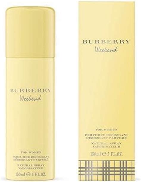 burberry weekend deodorant spray 150ml|Burberry perfume for women.